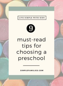 how to select a preschool how to choose a preschool