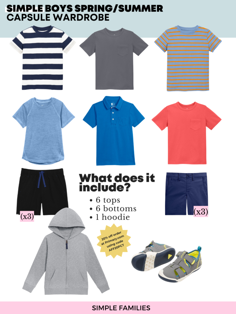 How to Create a Basic Capsule Wardrobe for Kids