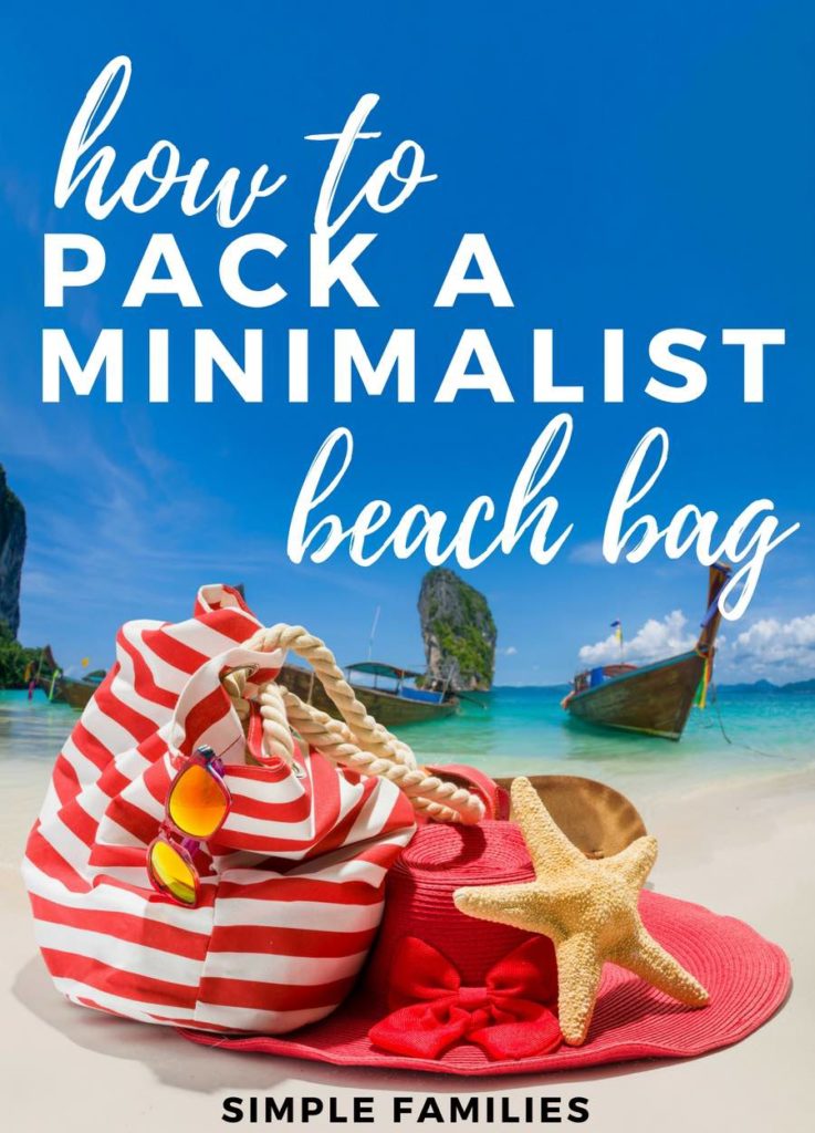 how to pack a simple beach bag